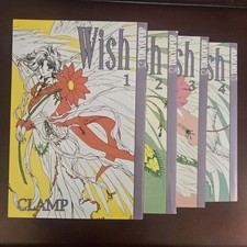 Tokyopop WISH Manga Comic Book Lot Vol 1-4 by CLAMP (Writer/Cover Artist) picture