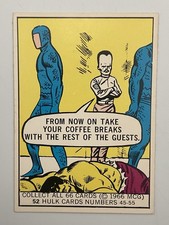 MCG 1966 Donruss Marvel Super Heroes #53 Hulk The Leader Vintage ROOKIE CARD picture