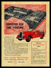 1947 Ward LaFrance Fire Trucks NEW Metal Sign 24