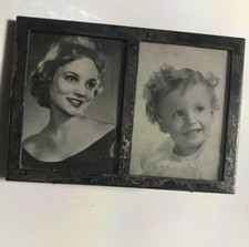 VINTAGE RAIMOND STERLING SILVER DUAL PICTURE FRAME NEW OLD STOCK picture