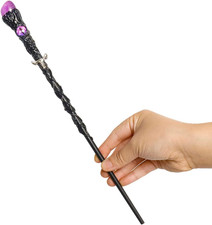 Fine Handcrafted Amethyst Crystal Magic Wand Witch Wizard Wand picture