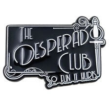 Embossed Enamel Lapel Pin Badge - Dungeon Crawler Carl Desperado Club 1.35