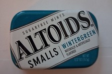 Altoids Smalls Mini - 1 tin -  empty tin Wintergreen m26 picture