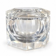 Vintage Mid-Century Octagonal Lucite Ice Bucket 1970s Carole Stupell Design picture
