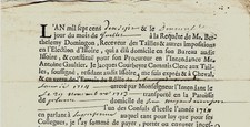 1717 Puy-de-Dôme MAGAUD Consul Refusal To Pay Tax, Seized By COURBEYRE picture