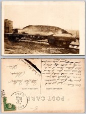 Exaggeration Giant Fish Railcar Postcard picture