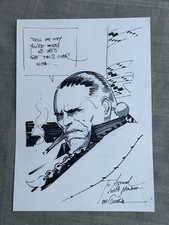 RM Guera Drawing Original/Original Art Scalped 8 5/16x11 13/16in IN Great picture