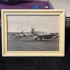 1950’s 5x7 Photo Minnesota ANG P-51D Mustangs And 50’s Nu-Dell 5000 MCM Frame picture