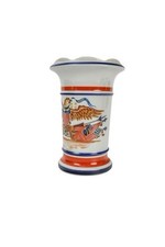 Vintage Mottahedeh Patriotic Eagle with Flag Vases - Set of 2 - 5.25