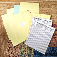 Curtis Industries Laminated GM Key Code Charts picture