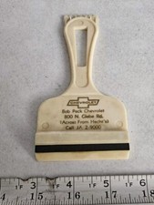 Vintage Bob Peck Chevrolet Arlington Virgina? Advertising Car Window Scraper picture