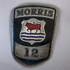 1935 Morris 12 Radiatior Grille Emblem Badge Medallion Original Preservation picture