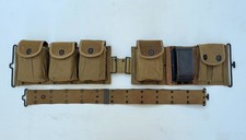 WWI M1918 B.A.R. Gunner's Belt And WWI Pistol Belt picture