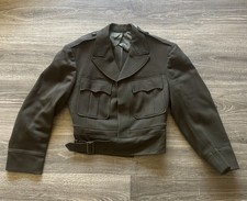 Army officers vintage cropped tailored jacket 36 Short picture