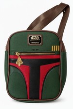 Loungefly Star Wars Boba Fett Mini Crossbody Bag Womens Mandalorian Purse NWOT picture