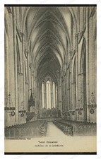 Toul Cathedral Interior Standard Postcard COPY RPPC picture