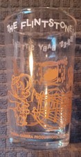 Flintstones Welch's Jelly Glass Pebbles Baby Sitters Orange Betty on the bottom picture