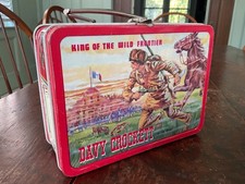 VINTAGE DAVY CROCKETT LUNCHBOX NO THERMOS picture