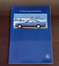 1986 Mercedes-Benz  Vintage W126 S-Class brochure German picture