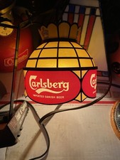 VINTAGE HARD TO FIND CARLSBERG BEER CASH REGISTER LIGHT picture