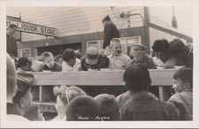 RPPC Postcard Pie Eating Contest Kids Nome Alaska AK picture
