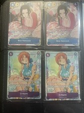 4 One Piece Boa Hancock and O-Nami sealed promos  picture
