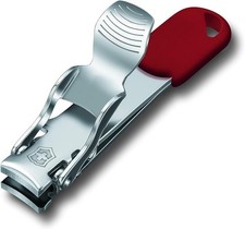 Victorinox Swiss Made Red Nail Clipper With Lanyard Hole - Stainless Steel picture