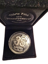 Vintage 35th Anniversary 1971-2006 Commemorative Coin/Medallion w/ Case picture