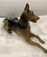 Vintage Hutschenreuther Germany Porcelain German Shepherd Dog Figurine JHR picture
