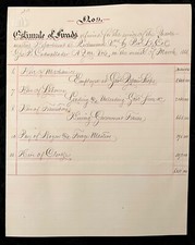 1866 CIVIL WAR GEORGE CADWALLADER DOCUMENT FUNDS QUARTERMASTER RICHMOND VIRGINIA picture