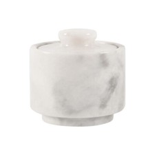 Stylish marble salt cellar, salt container and marble décor picture
