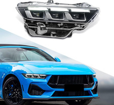 Chrome Inner Headlight Compatible for Ford Mustang 2024-2025,Passenger Side picture