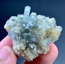 65 Carat Bunch Of Aquamarine Crystal Specimen From Pakistan  picture