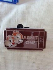 2012 Disney WDW Admission Ticket Chip and Dale 1971 Pin With Packing picture