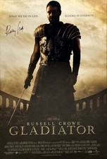 Signed Ridley Scott Gladiator Movie Poster 40x27 inches  Very Rare Authentic COA picture