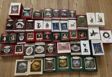 Vintage Hallmark Keepsake Ornament Lot of 45 Disney Nature Wildlife Bastin picture