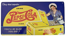 Reproduction of 1940's Pepsi-Cola Drink Iced, you'll be glad you did Pepsi Cola picture