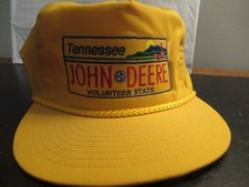 Vintage Tennessee John Deere Farm Hat Embroidered NOS Snapback Mesh Trucker picture