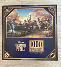Disney Signature Puzzle Thomas Kinkade Disneyland Two Parks One Land 1000 Pc NWT picture