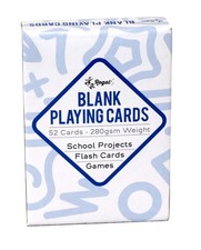 52 Blank Playing Cards to Write On Custom Blank Deck of Cards 2.5