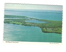 Elk Rapids panorama Elk Rapids MI vintage postcard unposted picture