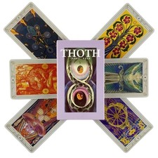 Thoth Tarot Cards A 78 Deck Oracle English Divination Edition Borad Playing Game picture
