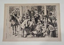 Thomas Worth CENSUS TAKER Population Research November 19, 1870 Harper's Weekly picture