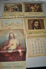Vintage 1936-1937-1942-1947-1957 Religious Calendar Lot of 5 picture