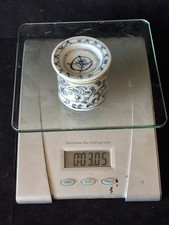 Antique Chinese Blue and White Porcelain Ink Box with Lid Tongzhi 1860's  2