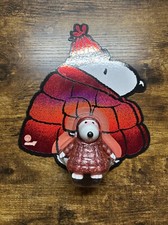 Peanuts Reaction Puffy Coat Snoopy Red Glitter sealed super7 X Market In Hand picture