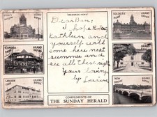 c1905 Multiview Public Buildings & Bridge Grand Rapids Michigan MI UDB Postcard picture