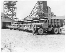 1940s Era Mack Dump Truck Fleet Press Photo 0065 picture