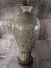 Large Korean Celadon Style Vase 13