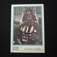 1984 Kellogg's Star Wars Darth Vader Sticker Card ROTJ Retun of the Jedi 8 picture